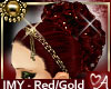 .a Red / Gold Imy Updo