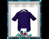 *D* Purple Open Shirt