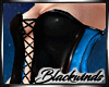 Blue PVC Corset V.2