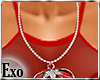 Exo|RED HEART Necklace