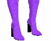 Purple thigh high boots