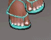 Turquoise Sandals