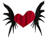 Red Flying Heart