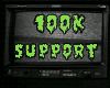 ✦ 100K Support sticker