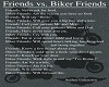 Friends vs Bikers