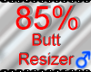 *M* Butt Resizer 85%