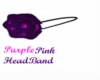 PurplePink Rose HeadBand