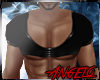 (A) PVC Shrug Black
