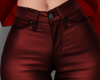 E* Red Leather Pant RL