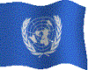 UN animated flag sticker