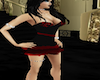 Red n Black Party Dress