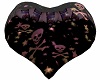 gothic heart bed
