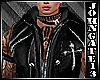 Goth Leather Cross Vest
