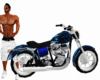 Animated Harley blue