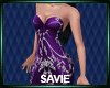 LOREN Purple Gown