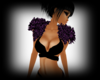 rave black purple top