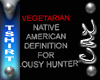 |CAZ| Vegetarian Tee M