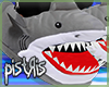 Shark Slippers - Grey