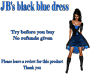 JB's black blue dress