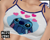 [AZ ] STITCH pajama top