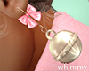 Cozy Pink Bell Earrings