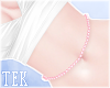 [T] Pearl belt Pink