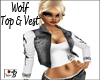 ~B~ Wolf Top & Vest