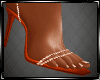Diamante Orange  Heels