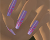 Purple/Pink nails