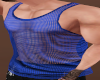 Ak Blue Mesh Tank