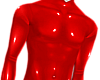 B! Red Bodysuit Latex M