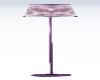 Pastel Goth Purple Lamp