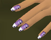 iris nails violet