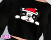 💕 Sweater Black Puppy