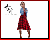 Vestido Garota Country