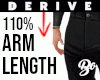 *BO DER ARM LENGTH 110%
