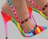 K! Color Block Heels