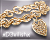 ✘Heart Chain Gold
