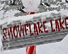 Snowflake Lake Sign