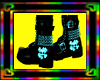 Aqua/Black Boots (F)