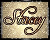 Stacey bday floor sign