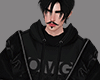 |Anu|Black Oversized *M