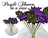 Purple Flowers in a Vase