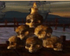 Pile of Skulls W/ Candle
