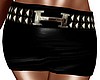 Leather Skirt Gold