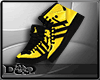 D- Black Yellow Sneakers