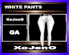 WHITE PANTS