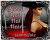 *jf* Blood Red Hat Hair