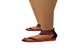redblack sprakle sandals
