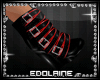 E~ Latex Boots Red